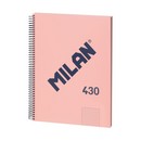 Bloc micro Milan A4 80h.95gr. cuadros rosa